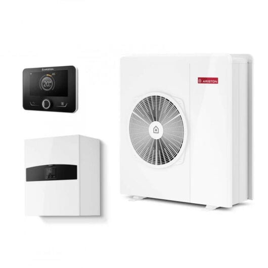 ARISTON NIMBUS PLUS 80 M NET R32 (3301848) MONOBLOKKOS 8KW HŐSZIVATTYÚ, 1 FÁZISÚ, 4KW-OS FŰTŐPATRONNAL, FALI BELTÉRI EGYSÉGGEL