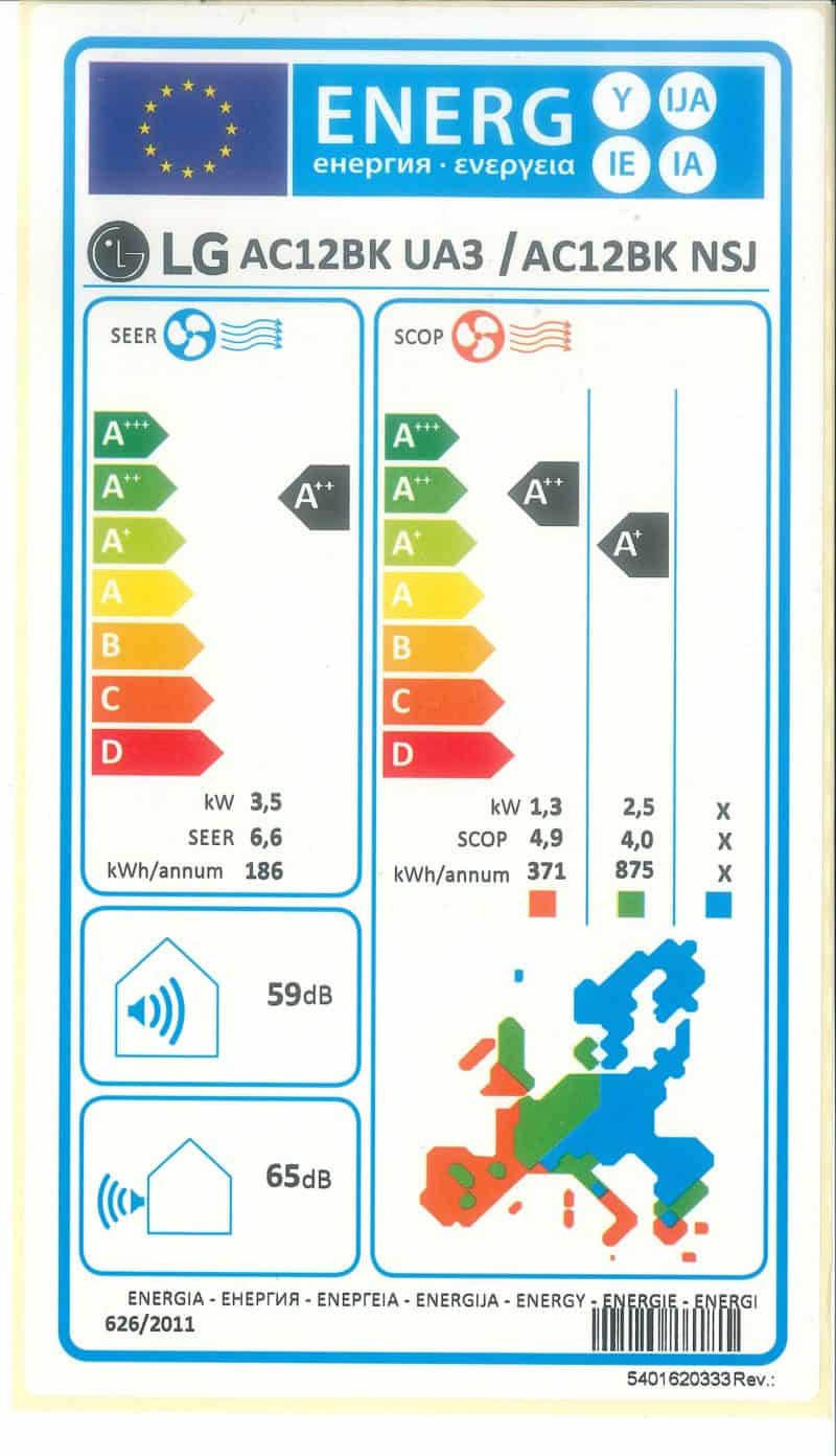LG AC12BK ART COOL Mirror 3,5 kW-os inverteres split klíma csomag, beépített Wi-Fi