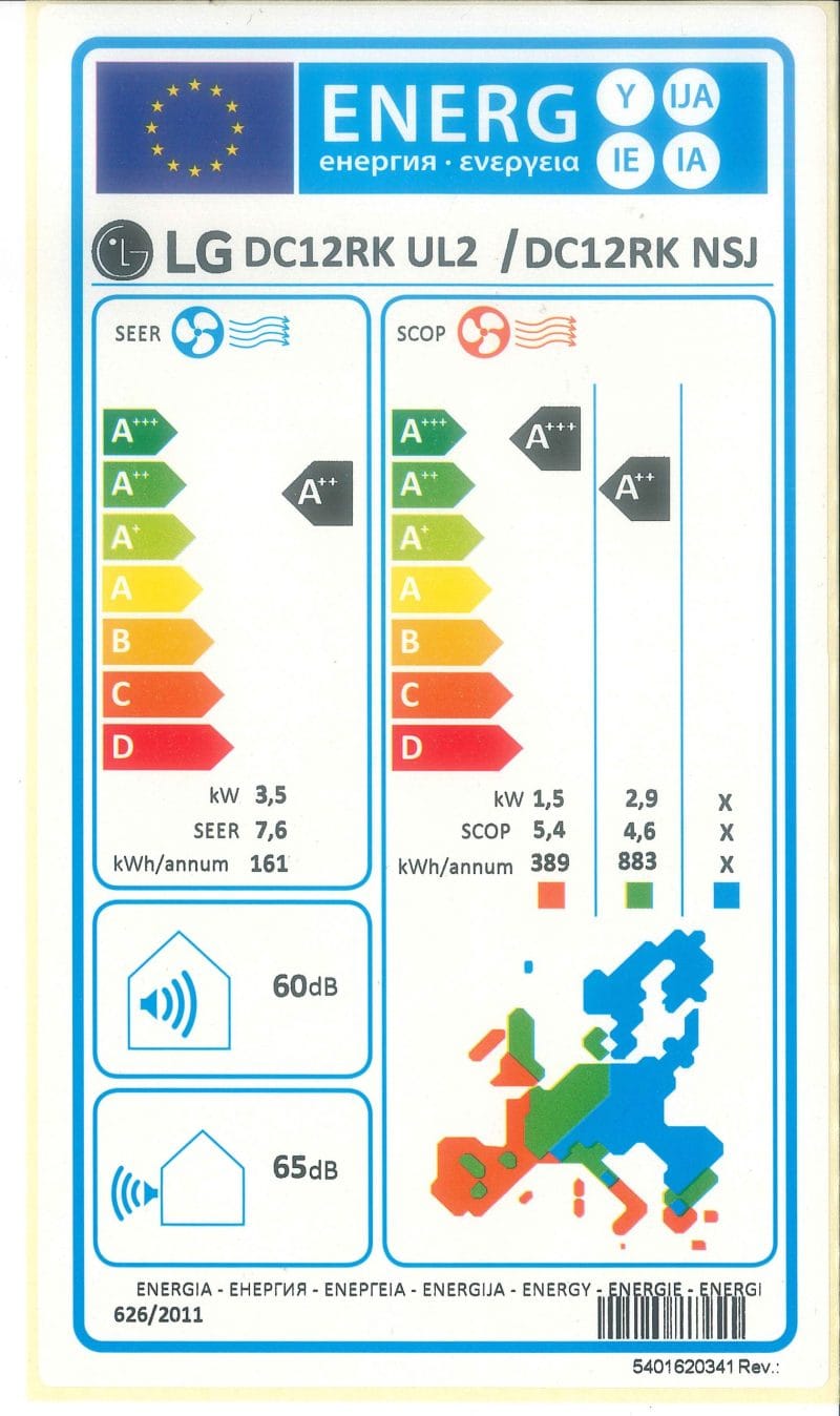 LG Deluxe DC12RK.NSJ Oldalfali Multi beltéri egység 3,5 kW