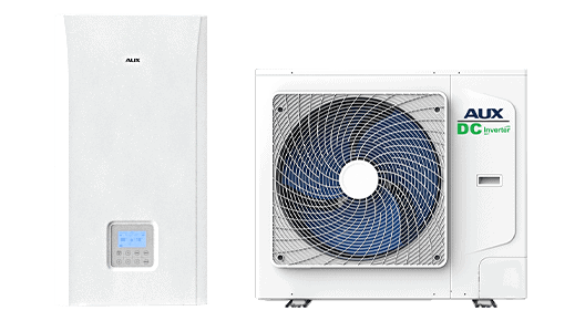 AUX EVO ACHP-H10/4R3HA-3 osztott levegő-víz hőszivattyú 10 kW 1 fázisú