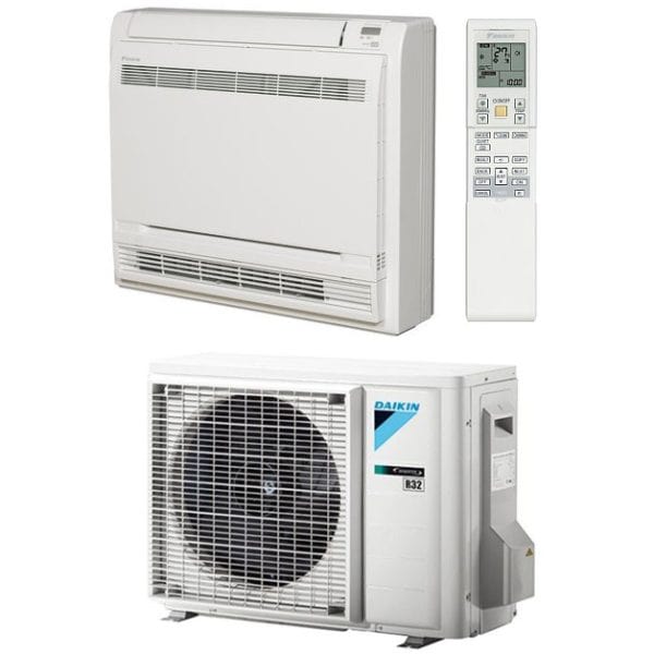 Daikin FVXM25F/RXTP25N8 fűtésre optimalizált inverteres padlón álló parapet klíma szett 2,5 kW