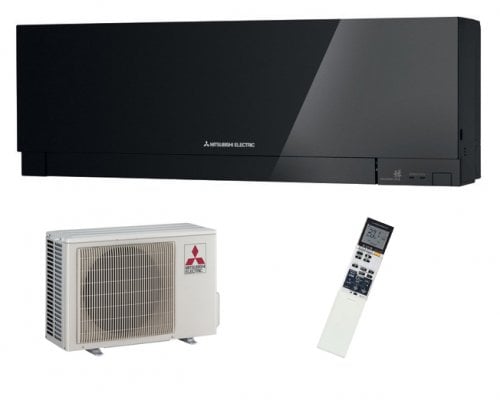 Mitsubishi MSZ/MUZ-EF25VGKB Zen Inverteres Prémium oldalfali split klíma csomag 2,5 kW (fekete)