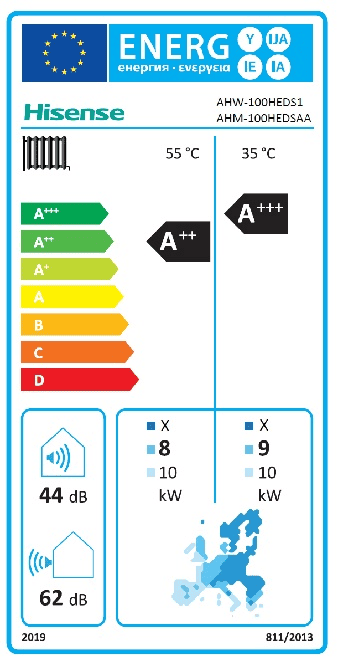 Hisense Hi-Therma 10 kW 3 fázisú hőszivattyú szett