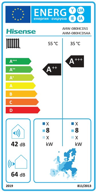 Hisense Hi-Therma 8 kW 1 fázisú hőszivattyú szett