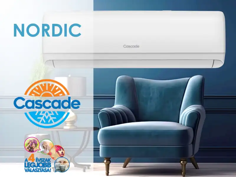 Cascade nordic CWH09NO 2 7 kW oldalfali split klíma szett