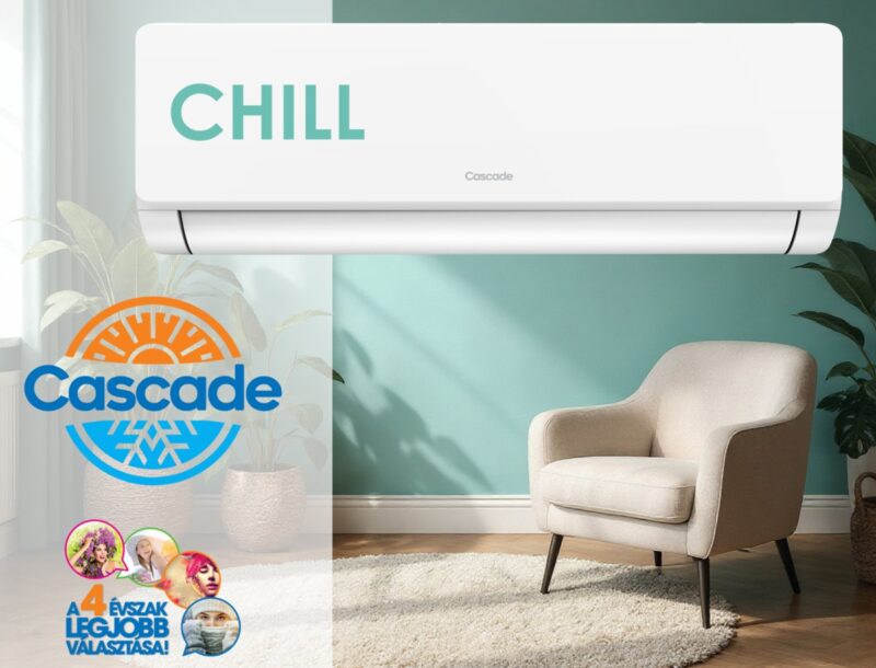CASCADE CHILL CWH09CH Oldalfali split klíma szett